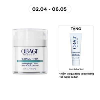 OBAGI - Kem Dưỡng Đêm Obagi Medical Retinol + PHA Refining Night Cream 50ml