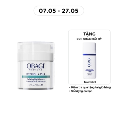 OBAGI - Kem Dưỡng Đêm Obagi Medical Retinol + PHA Refining Night Cream 50ml