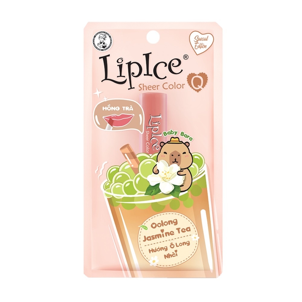 Son Dưỡng Có Màu Lipice Sheer Color Q 2.4g .#Oolong Jasmine Tea Hương Ô Long Nhài