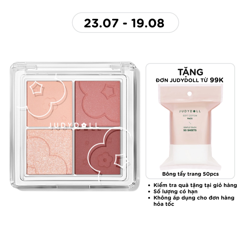 Bảng Phấn Mắt 4 Màu Judydoll 4Colors Eyeshadow 4.8g .#31 image