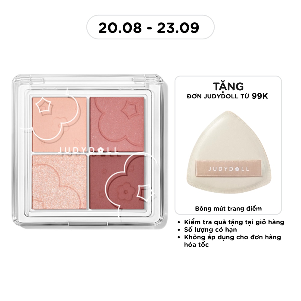Bảng Phấn Mắt 4 Màu Judydoll 4Colors Eyeshadow 4.8g .#31 image