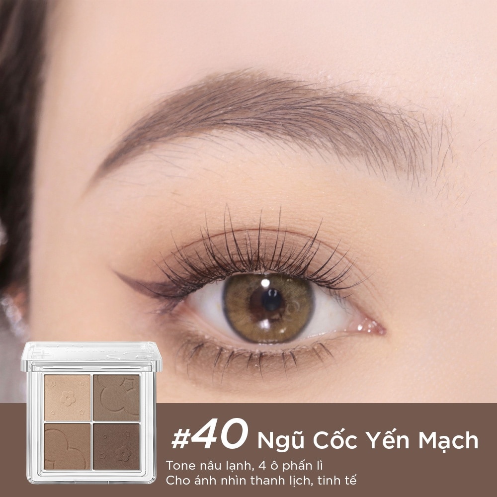Bảng Phấn Mắt 4 Màu Judydoll 4Colors Eyeshadow 4.8g .#40