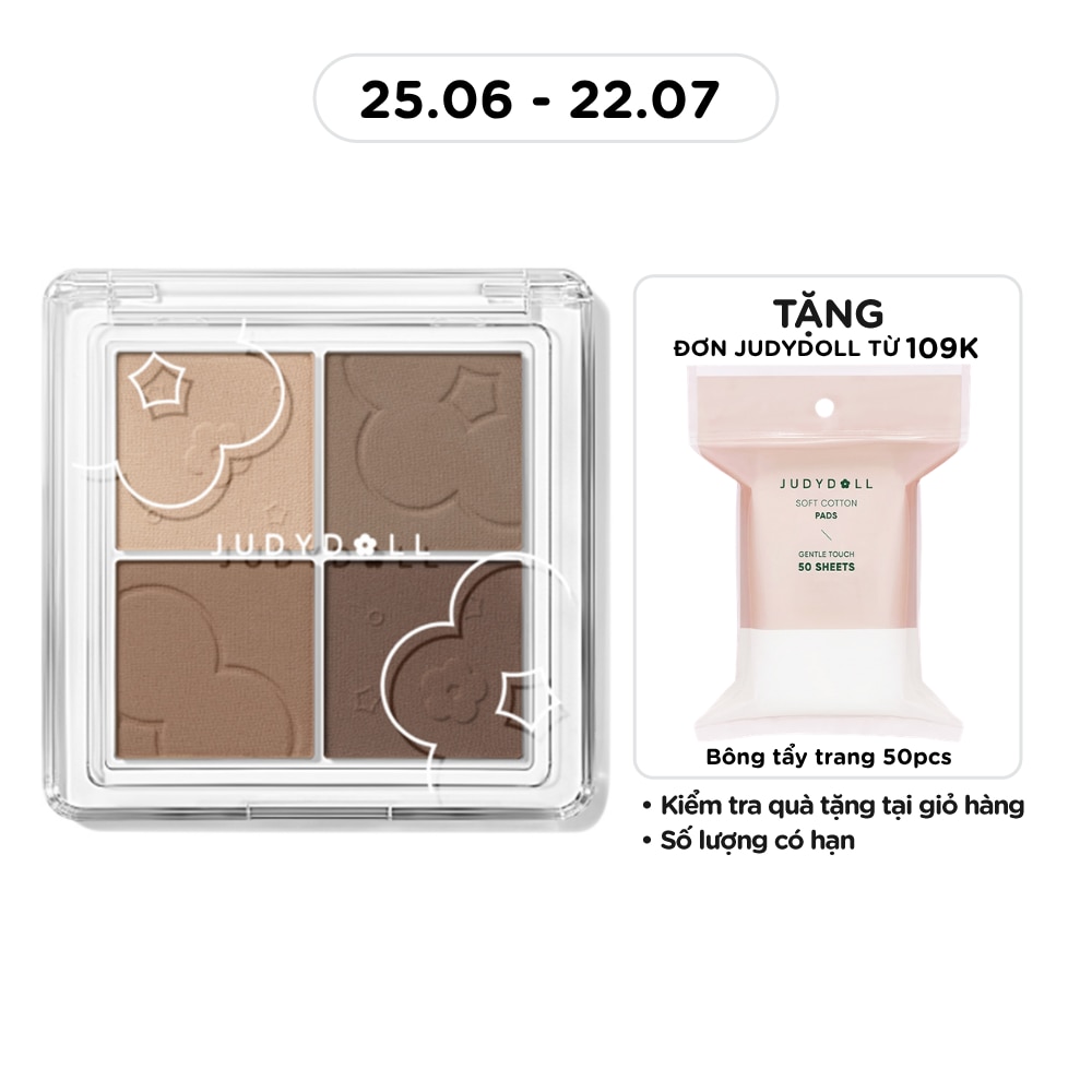 Bảng Phấn Mắt 4 Màu Judydoll 4Colors Eyeshadow 4.8g .#40