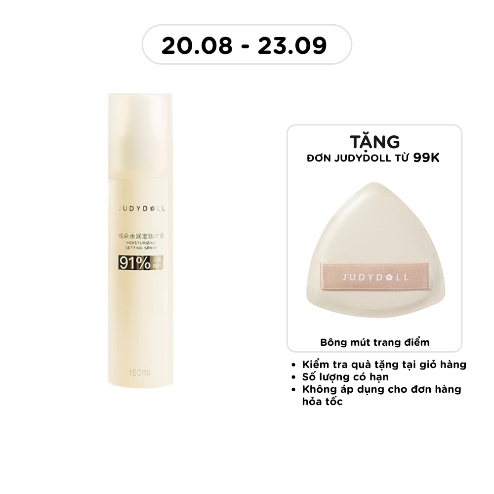 Xịt Khoá Nền Judydoll Moisturizing Setting Spray 150ml image