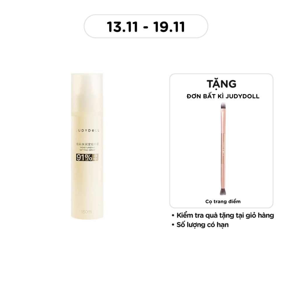 Xịt Khoá Nền Judydoll Moisturizing Setting Spray 150ml
