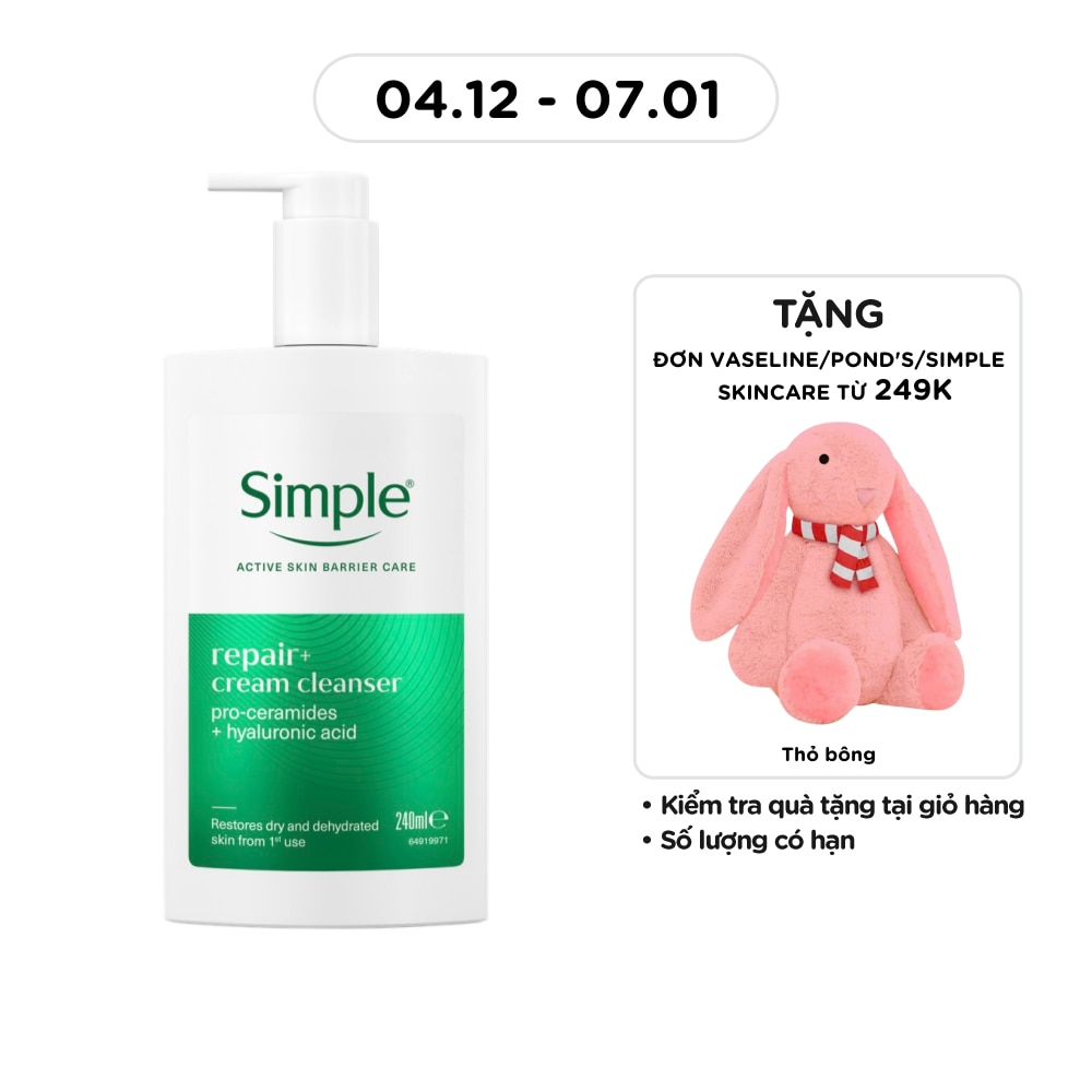 Repair+ Cream Cleanser 240ml