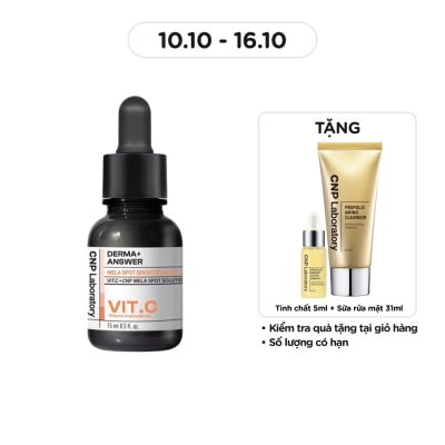 CNP LABORATORY Tinh Chất CNP Derma Answer Mela Sport Brightening Ampule Dưỡng Sáng Mờ Thâm 15ml