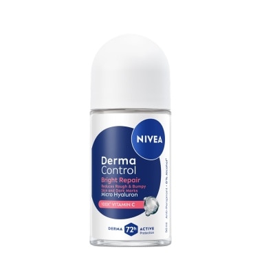 NIVEA Lăn Ngăn Mùi Nivea Derma Control Bright Repair Roll On Dưỡng Sáng Đều Màu 50ml