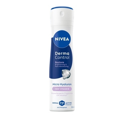 NIVEA Xịt Ngăn Mùi Nivea Derma Restore Dưỡng Sáng Mềm Mịn 50ml