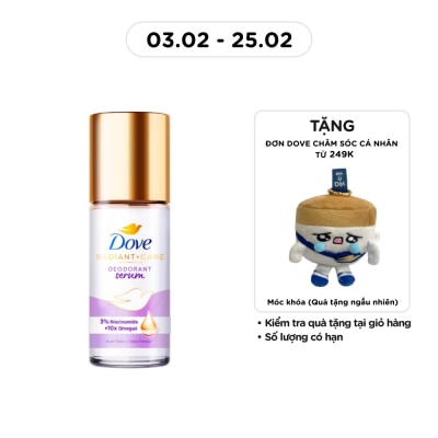 DOVE Lăn Ngăn Mùi Dove Radiant + Care Deodorant Serum 3% Niacinamide + 10X Omega6 45ml