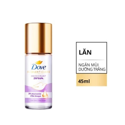 DOVE Radiant + Care Deodorant Serum 3% Niacinamide + 10X Omega6 45ml
