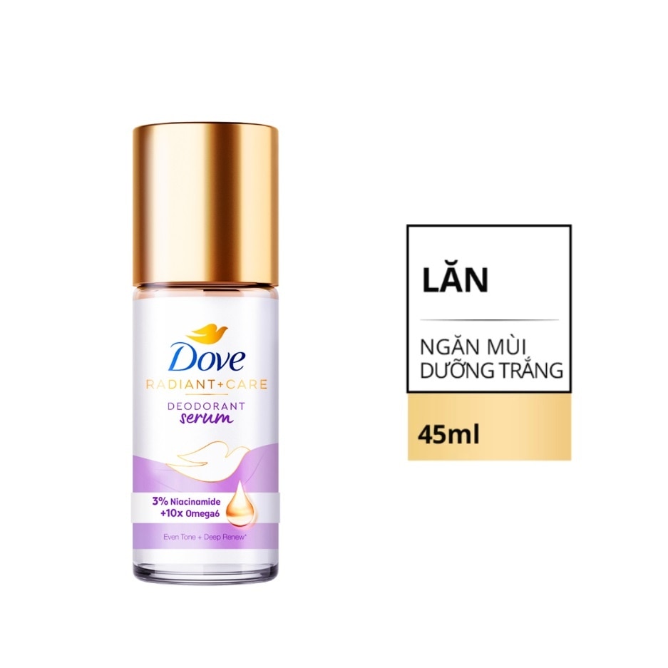 Radiant + Care Deodorant Serum 3% Niacinamide + 10X Omega6 45ml