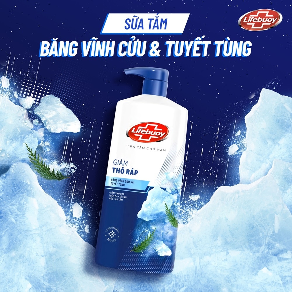 Sữa Tắm Cho Nam Lifebuoy Băng Vĩnh Cửu & Tuyết Tùng 800g