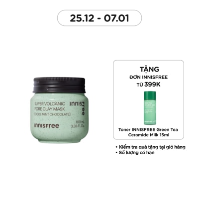 INNISFREE Super Volcanic Pore Clay Mask [Cool Mint Chocolate] 100ml