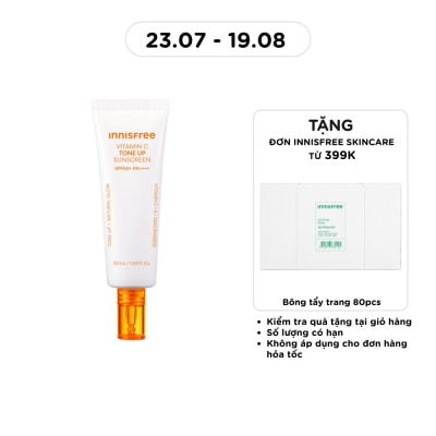 INNISFREE - Kem Chống Nắng Nâng Tông innisfree Vitamin C Tone Up Sunscreen SPF50+ PA++++ 50ml image