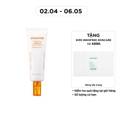 INNISFREE - Vitamin C Tone Up Sunscreen SPF50+ PA++++ 50ml
