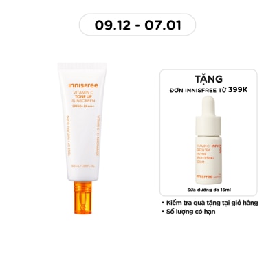 INNISFREE Kem Chống Nắng Nâng Tông innisfree Vitamin C Tone Up Sunscreen SPF50+ PA++++ 50ml