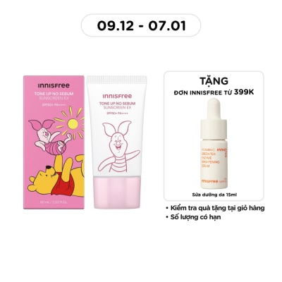 INNISFREE Kem Chống Nắng Nâng Tông innisfree Tone Up No Sebum Sunscreen EX SPF50+ PA++++ 60ml [PhiênbảnDISNEY]