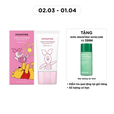 INNISFREE Kem Chống Nắng Nâng Tông innisfree Tone Up No Sebum Sunscreen EX SPF50+ PA++++ 60ml [PhiênbảnDISNEY]