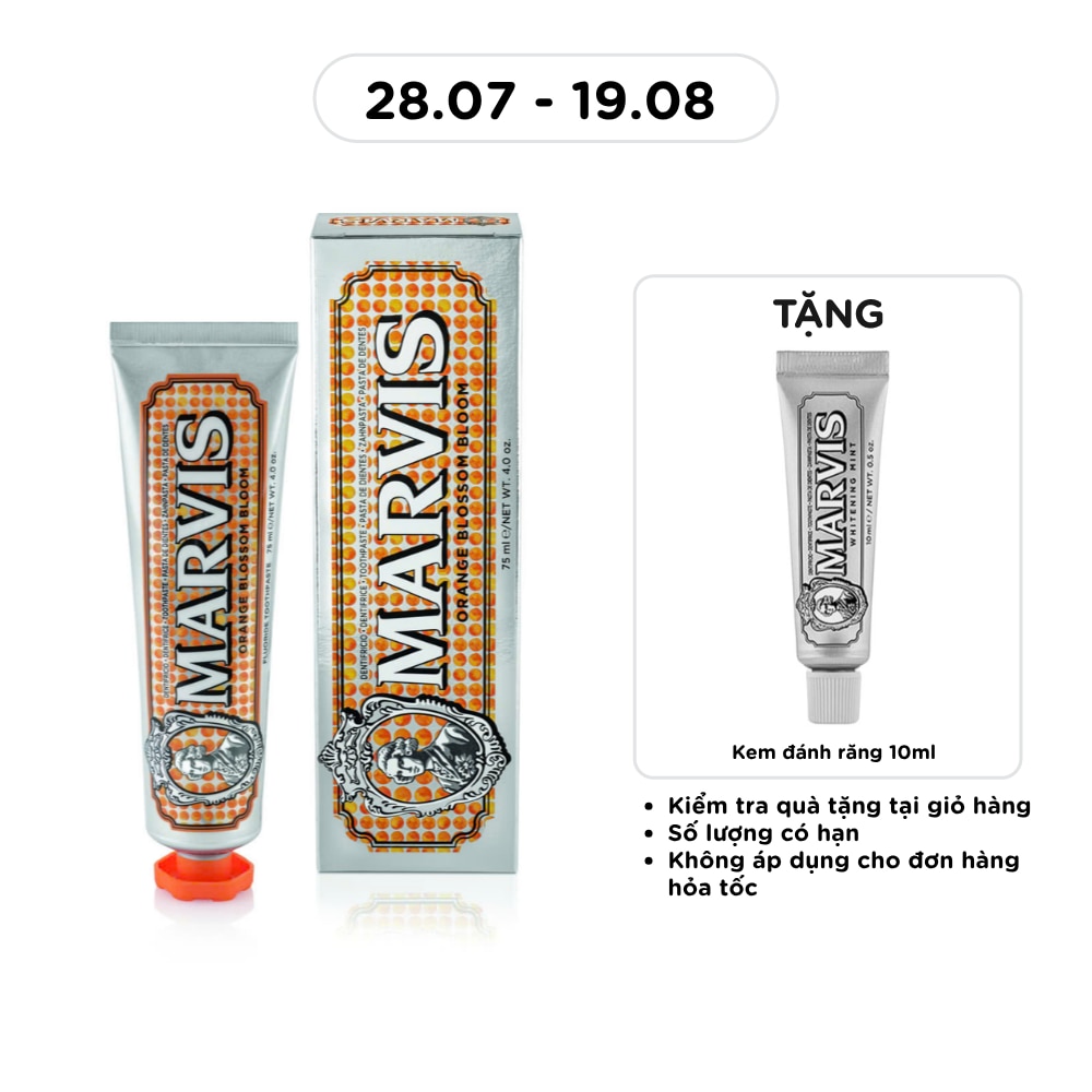 Kem Đánh Răng Marvis Orange Blossom Bloom 75ml