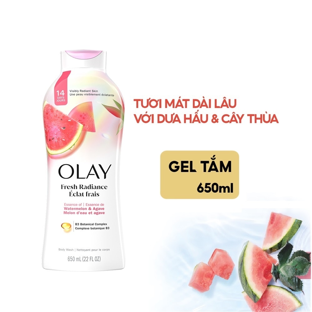 Fresh Outlast Notes Of Watermelon & Agave Body Wash 650ml