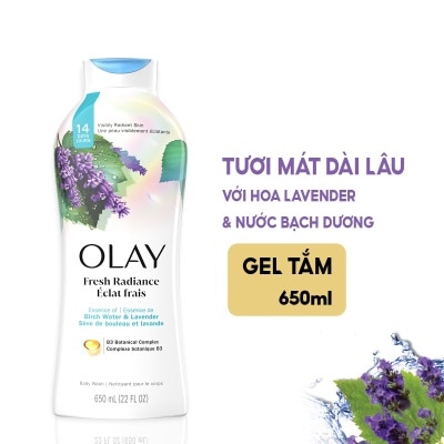 OLAY Fresh Outlast Notes Of Birch Water &Lavender 650ml