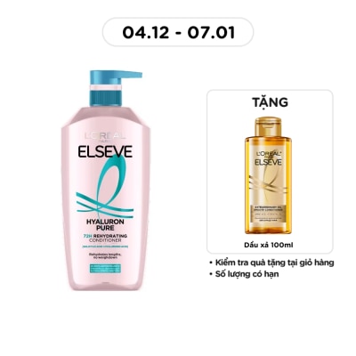 L'OREAL PARIS Elseve Hyaluron Pure 72H Rehydrating Conditioner 375ml