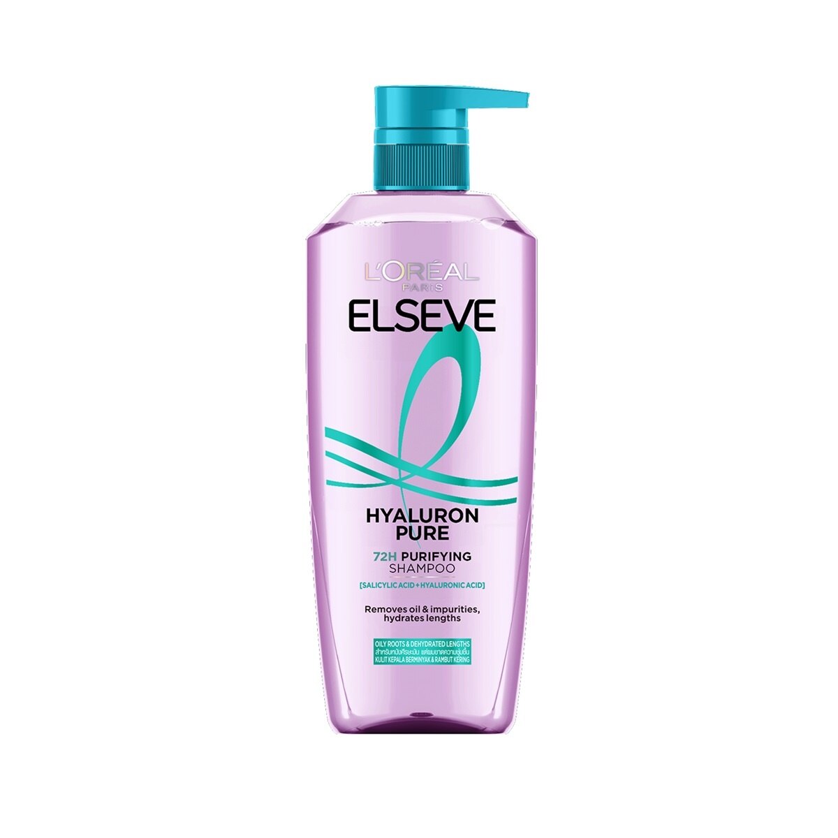 Dầu Gội L'oreal Elseve Hyaluron Pure 72H Purifying Shampoo 620ml