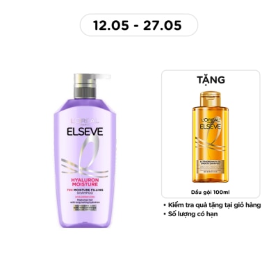 L'OREAL PARIS - Dầu Gội L'oreal Elseve Hyaluron Moisture 72H Moisture Filling Shampoo 620ml