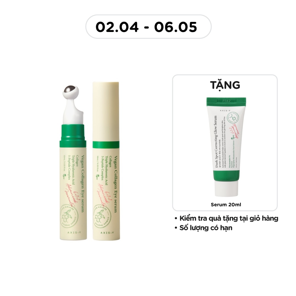 Tinh Chất Dưỡng Mắt Axis-Y Vegan Collagen Eye Serum 10ml