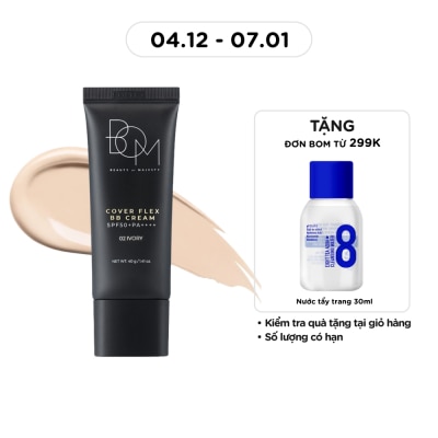 BOM Cover Flex BB Cream SPF50+PA++++ 40g .#02 Ivory