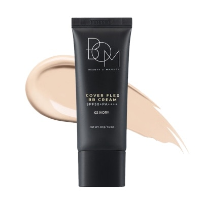 BOM - Kem Nền BOM Cover Flex BB Cream SPF50+PA++++ 40g .#02 Ivory