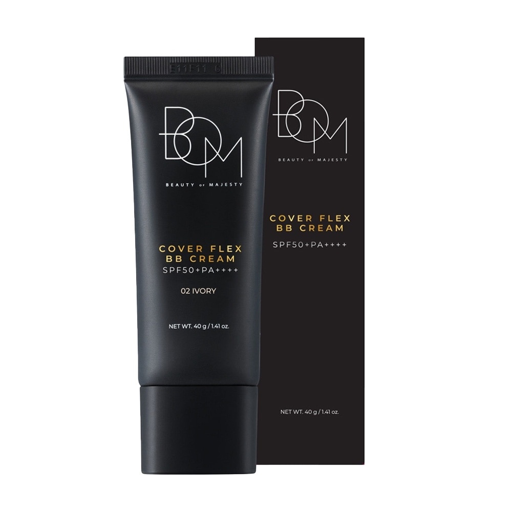 Kem Nền BOM Cover Flex BB Cream SPF50+PA++++ 40g .#02 Ivory