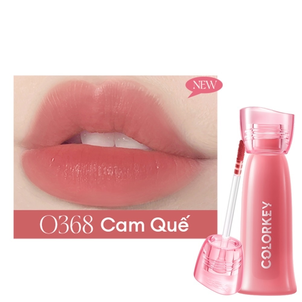 Son Bóng Colorkey Soft Matte Water Tint 2.5g .#O368 Cam Quế