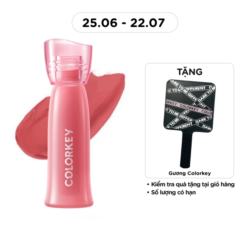Son Bóng Colorkey Soft Matte Water Tint 2.5g .#O368 Cam Quế