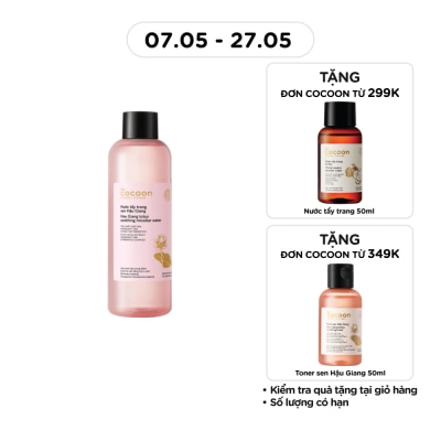 COCOON - Nước Tẩy Trang Cocoon Sen Hậu Giang 500ml