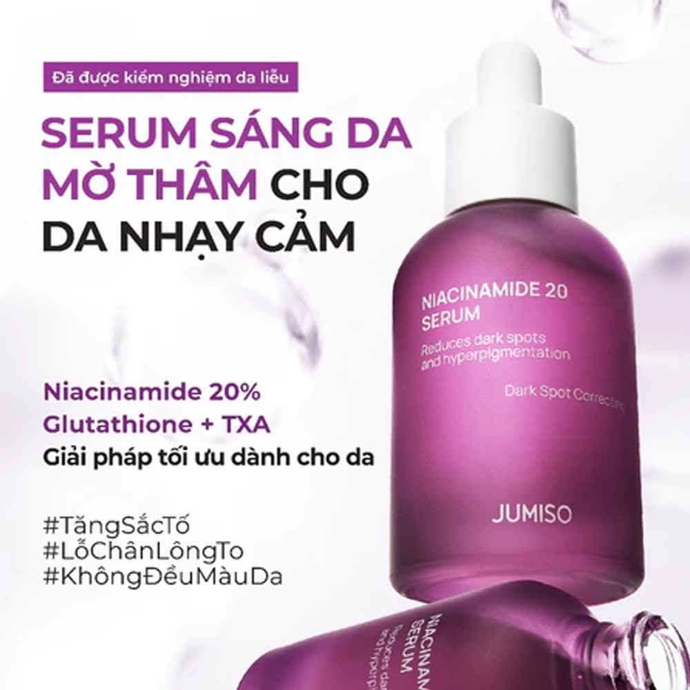 Tinh Chất Jumiso Niacinamide 20 Serum Hỗ Trợ Dưỡng Sáng, Mờ Thâm 40ml image