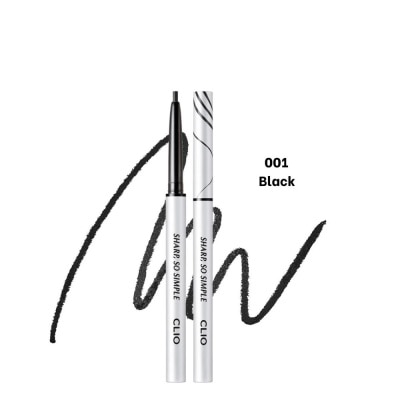 CLIO Chì Kẻ Viền Mắt Clio Sharp So Simple Waterproof Pencil Liner 0.14g .#01 Black