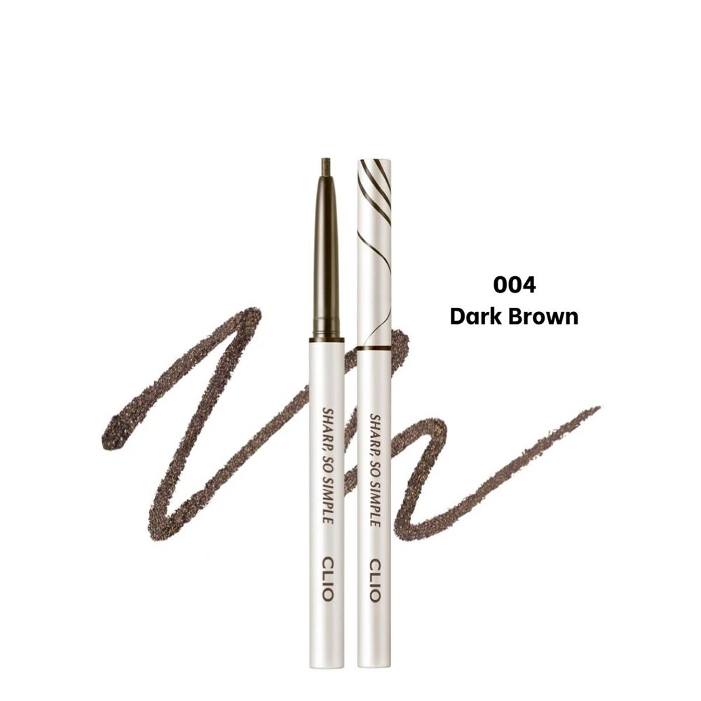 Clio Sharp So Simple Waterproof Pencil Liner 0.14g .#04 Dark Brown