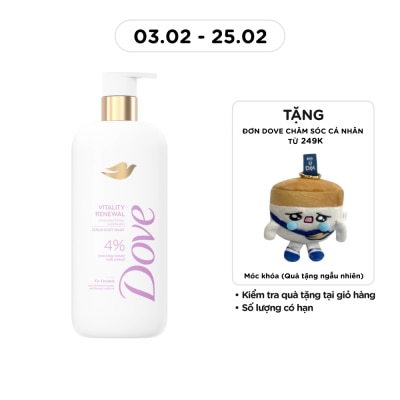 DOVE Sữa Tắm Dưỡng Ẩm Dove Vitality Renewal Serum Body Wash Cho Da Lão Hóa 547ml