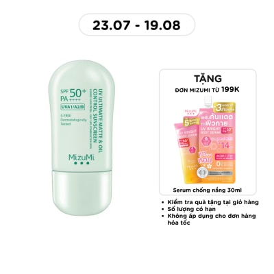 MIZUMI - Kem Chống Nắng Kiềm Dầu Mizumi UV Ultimate Matte & Oil Control Sunscreen SPF50+ PA++++ 40g image