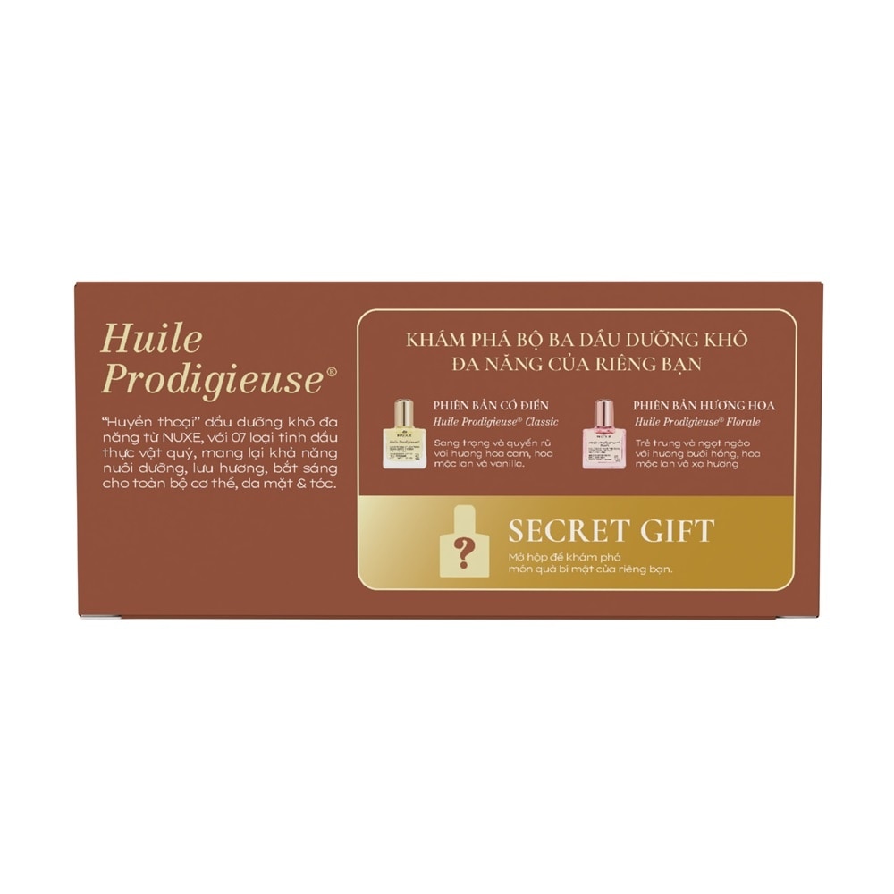 Nuxe Combo (Florale Dry Oil 10ml + Prodigieuse 50ml + Dry Oil Secret 10ml)