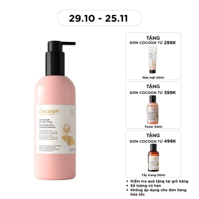 COCOON Sữa Rửa Mặt Cocoon Sen Hậu Giang 310ml image