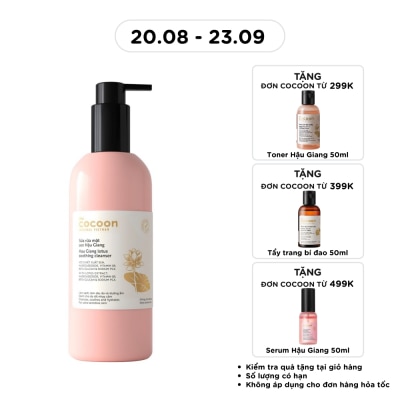 COCOON - Sữa Rửa Mặt Cocoon Sen Hậu Giang 310ml image