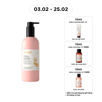 COCOON Sữa Rửa Mặt Cocoon Sen Hậu Giang 310ml