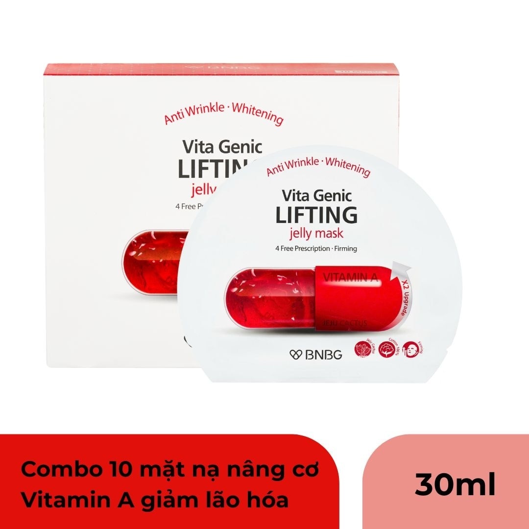 Mặt Nạ BNBG Vita Genic Lifting Jelly Mask Dưỡng Săn Chắc Da 30mlx10pcs