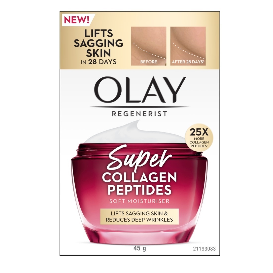 Regenerist Super Collagen Peptides Soft Moisturiser 45g image