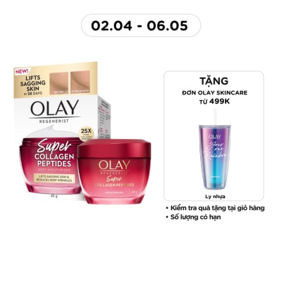 OLAY - Kem Dưỡng Olay Regenerist Super Collagen Peptides Soft Moisturiser 45g