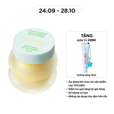 TOCOBO Mặt Nạ Dưỡng Môi Tocobo Lemon Sugar Srub Lip Mask 20ml image