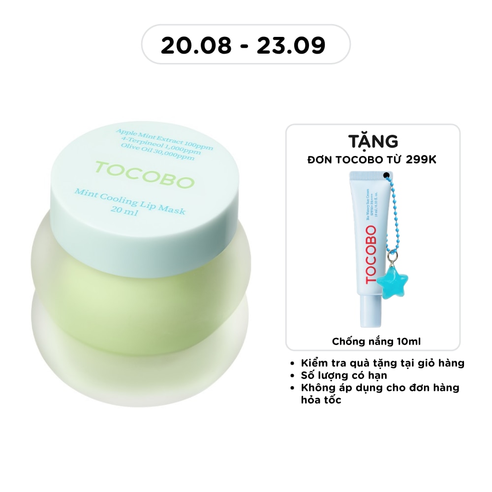 Mặt Nạ Dưỡng Môi Tocobo Mint Cooling Lip Mask 20ml image